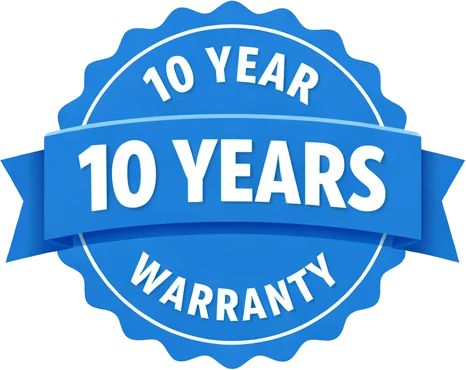 10 years warranty