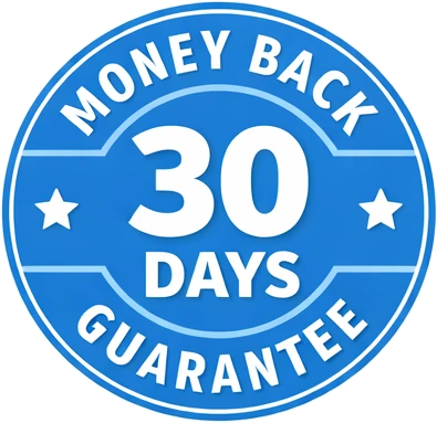 30 days money back guarantee