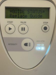 Philips Zoom Replace Guide message